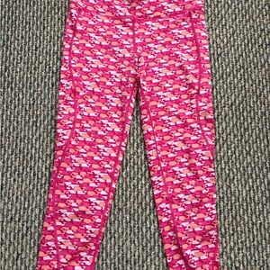 Pink Patterned Leggings